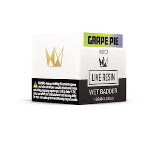 West Coast Cure - Grape Pie - 1g Live Resin Wet Badder