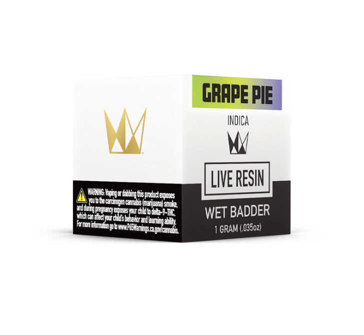 West Coast Cure - West Coast Cure - Grape Pie - 1g Live Resin Wet Badder Main Image