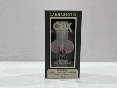 CANNABIOTIX - Tropicanna .5g Live Resin Cart - CBX