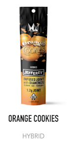 West Coast Cure - Orange Cookies - Jefferey Infused Pre-roll - 1.2g [West Coast Cure]