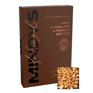 MINDY'S - Mindy's | Chocolates | Milk Chocolate Peanut Brittle Bar | 100mg