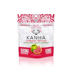 KANHA - Edible - Pink Guava - Gummies - 100MG