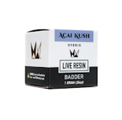 WCC - Acai Kush - Live Resin Badder 1g