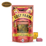 Pink Lemonade (Live Resin Infused) Fruit Chews - 100mg (S) - Lost Farms