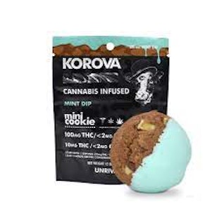 Korova - Mint Dip Mini Cookie 100mg