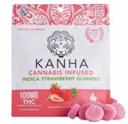 [Kanha] THC Gummies - 100mg - Strawberry (I)