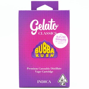 GELATO - Bubba Kush 1g Classic Cart - Gelato
