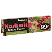Kashmir Jumbo Rolling Papers - Organic Hemp