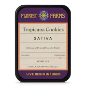 Florist Farms | Tropicana Cookies | Infused Preroll 5pk | 2.5g
