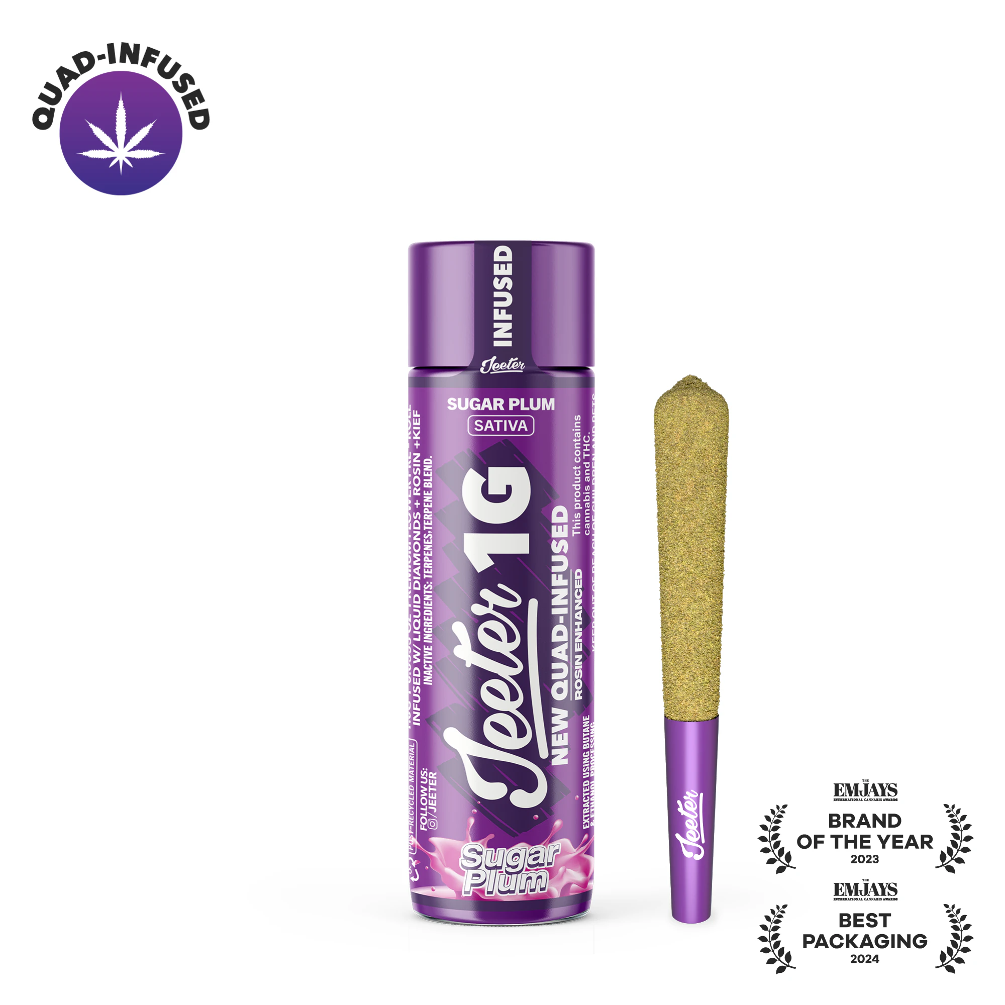 Jeeter - Jeeter | Sugar Plum | Infused Preroll | 1g Main Image