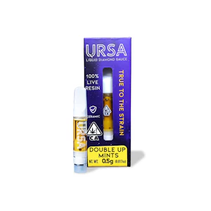 URSA - Double Up Mints | *P* Liquid Diamonds Sauce 0.5g Cartridge | URSA