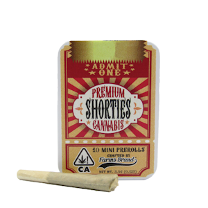 FARMS BRAND - Vanilla Cake 3.5g Shorties Pre-rolls 10pk - Farms Brand