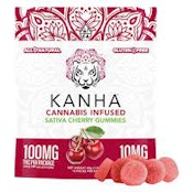 Kanha - THC - Classic Sativa Cherry 100mg (10 mg/each