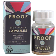 Proof | 20:1 Capsules | 30pk | 300mg CBD