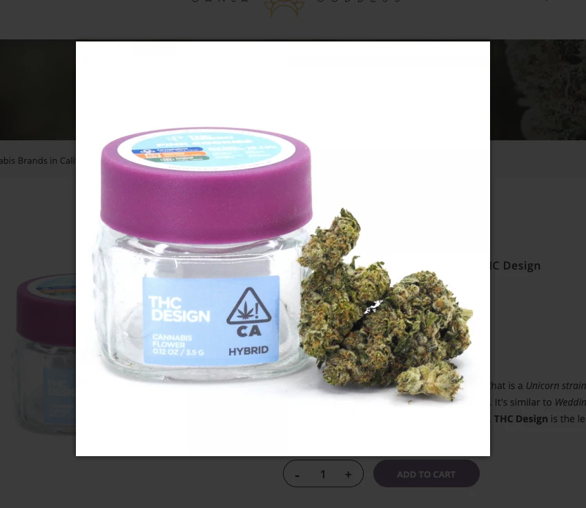 THC Design - THCD - Pink Cookies - 1/8th Main Image