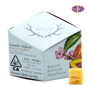 WYLD - Peach Gummies CBD:THC (2:1)