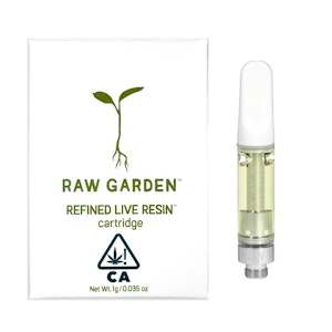 RAW GARDEN - Raw Garden | Mendo Skiess 1:1 CBD:THC refined live resin cart 1g | 41.59% CBD : 40.5% THC
