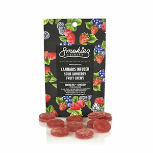 Smokiez - Sour Jamberry Fruit Chews - 100mg
