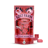 Lost Farm - Strawberry ( GG4 ) Live Resin Fruit Chews - 100mg
