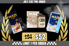 Pre-Order • 4g Mad Labs Vape Bundle • Available on 07/31