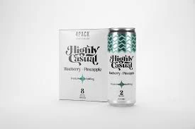 Highly Casual - Highly Casual - Blueberry + Pineapple 4pk Seltzer 8mg Main Image