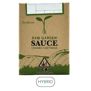 RAW GARDEN - Raw Garden - Sungrown Sauce - Puffy Payton - Vape Cart - 1.0g