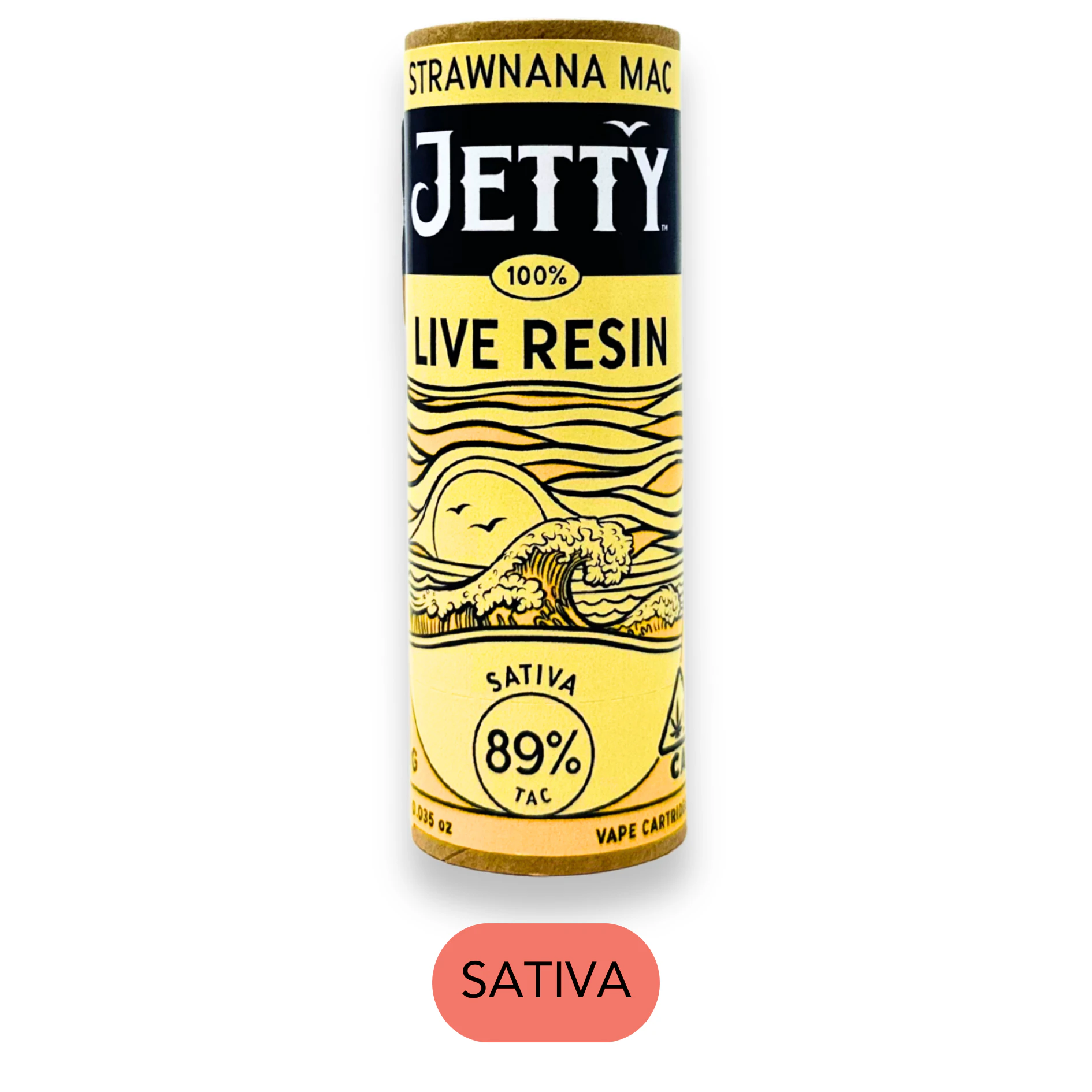 Jetty - Jetty - Live Resin - Strawnana Mac - Vape Cart - 1.0g Main Image