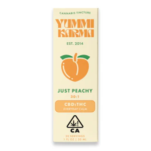 Yummi Karma - Yummi Karma - Just Peachy 30:1 - Tincture - 1000mg - 30ml