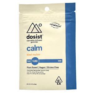 DOSIST - Dosist - Calm - Kiwi Melon 1:20 THC/CBD - Gummies - 10pk - 10mgTHC/200mgCBD
