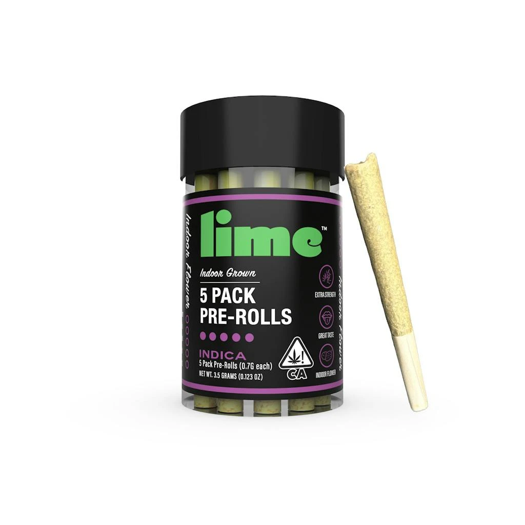Lime - Lime Indica Pre-Rolls 5-Pack 3.5g Main Image