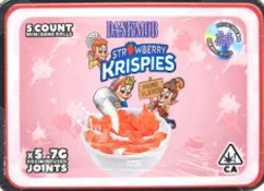 STRAWBERRY KRISPIES 5 x .7g