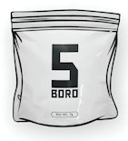 Blue Hawaiian -Sativa- 22% THC | Dominant Hybrid- Flower Pouch 3.5g | 5 Boro       -hh5 BACK