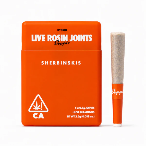 Sherbinskis - 2.5g Doppio 5-Pack / 0.5g Live Rosin Joints / Sherbinskis Main Image