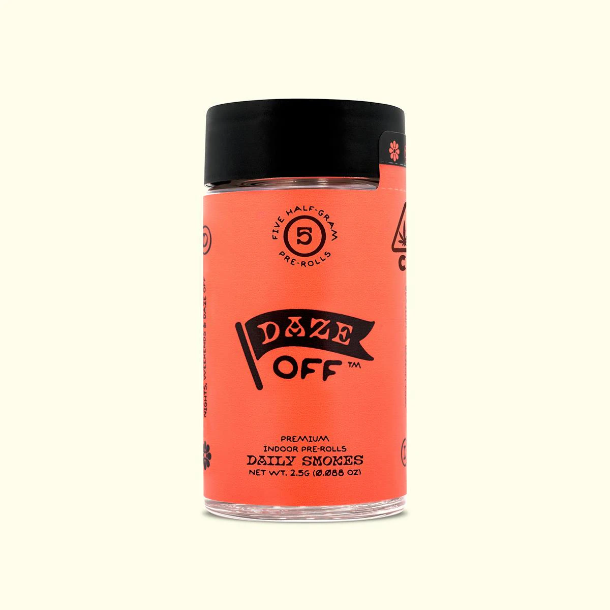 Daze Off - 2.5g 5-pack Strawberry Fields - Indoor Pre-rolls - Daze Off Main Image