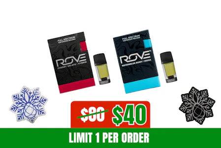 ROVE - 50% off 2g ROVE Vape BOGO Bundle