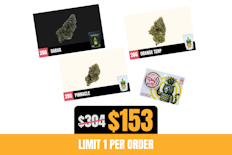 11/29 Pre-Order: 50% off 76g Medical Flower Bundle