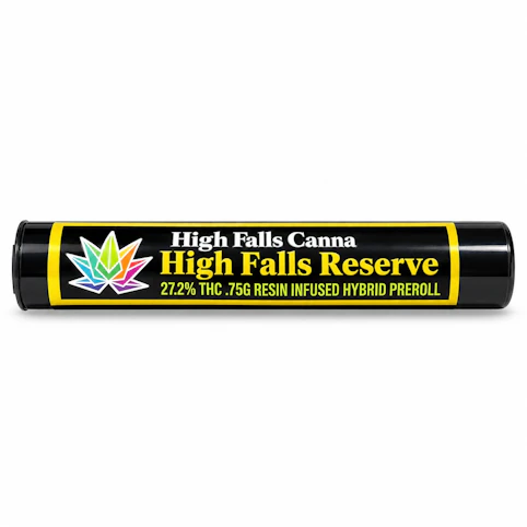 High Falls Hemp - High Falls Reserve - Hybrid - | THC: 27.2% | Resin-Infused | (Pre-Roll, 1g) High Falls Canna  P8