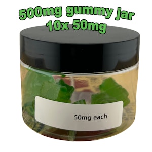 DC Space Club - 500mg gummy bear jar