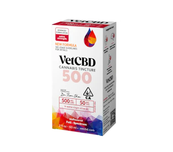 VETCBD - Vet CBD - Extra Strength - 500CBD:50THC - 60ml
