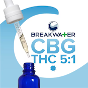 [REC] Breakwater MCT Tincture | 5:1 CBG:THC | 100mg