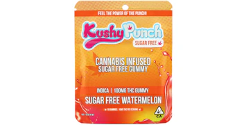 Kushy Punch - Original Watermelon Sugar Free Gummy - 100mg