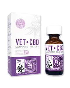 VETCBD - Tincture  20:1- 30Ml - CBD/THC - Vet CBD