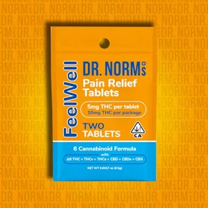 DR NORM'S - [Dr. Norm's] Feel Well Tablet 2 Pack - 10mg - Pain Relief (S) 