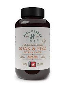 HIGH DESERT PURE - Citrus Snow Soak & Fizz - 1:1 THC:CBD - High Desert Pure