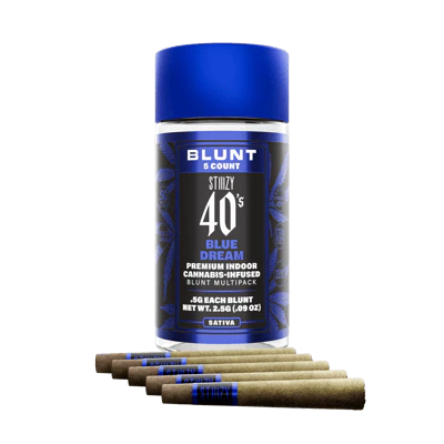 STIIIZY - STIIIZY | BLUE DREAM BLUNT - 5PK INFUSED | PREROLL | 2.5G Main Image