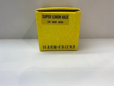 Friendly Farms - Super Lemon Haze 1g Live Resin Sauce  - Friendly Farms