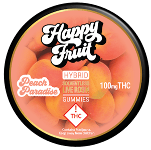 HAPPY FRUIT - ROSIN - PEACH PARADISE 100MG - HAPPY FRUIT