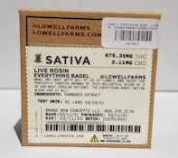 Lowell Everything Bagel Live Rosin 1g