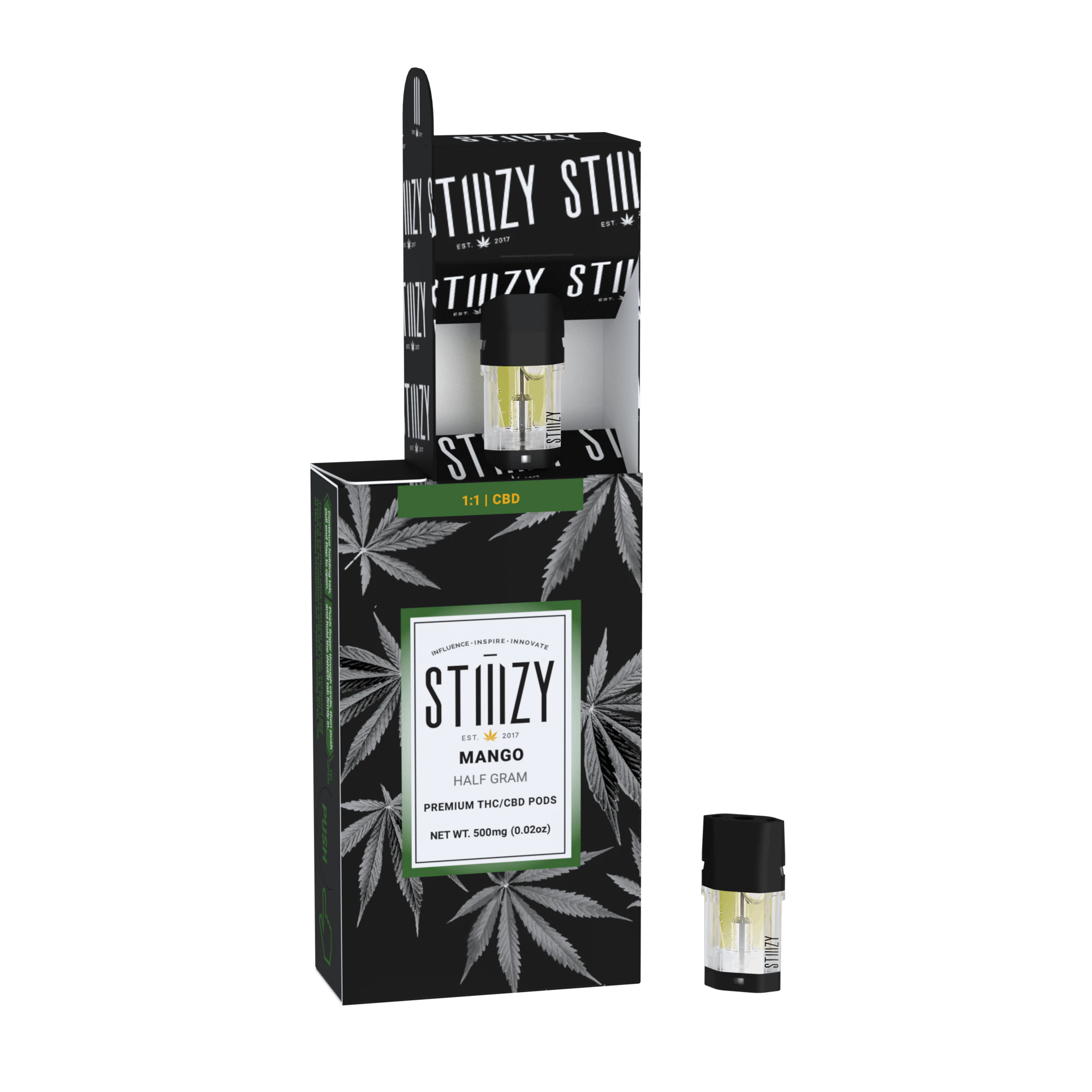 STIIIZY - Stiiizy LiiiL - .5g AIO - Mango CBD 1:1 Main Image