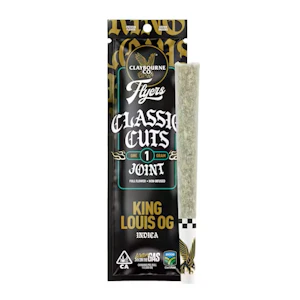 CLAYBOURNE CO. -  1g King Louis OG - Claybourne Flyers Full Flower Pre-roll